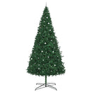 Juletræ Med dekorative strenglamper Grøn 400 cm PVC