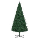 Juletræ Med dekorative strenglamper Grøn 400 cm PVC