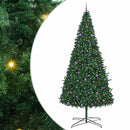 Juletræ Med dekorative strenglamper Grøn 400 cm PVC