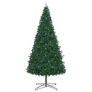 Juletræ Med dekorative strenglamper Grøn 400 cm PVC