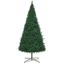 Juletræ Med dekorative strenglamper Grøn 400 cm PVC