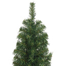Kunstigt juletræ med stativ Grøn 210 cm PVC og Stål og Plastik