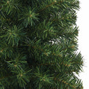 Kunstigt juletræ med stativ Grøn 210 cm PVC og Stål og Plastik