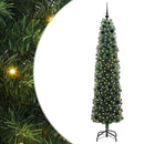 Kunstigt juletræ med stativ Grøn 210 cm PVC og Stål og Plastik