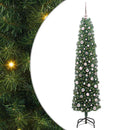 Kunstigt juletræ med stativ Grøn 210 cm PVC og Stål og Plastik