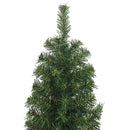 Kunstigt juletræ med stativ Grøn 210 cm PVC og Stål og Plastik