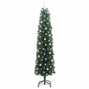 Kunstigt juletræ med stativ Grøn 240 cm PVC og Stål og Plastik