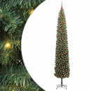 Kunstigt juletræ med stativ Grøn 270 cm PVC og Stål og Plastik