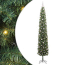 Kunstigt juletræ med stativ Grøn 270 cm PVC og Stål og Plastik