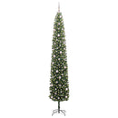 Kunstigt juletræ med stativ Grøn 270 cm PVC og Stål og Plastik