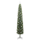 Kunstigt juletræ med stativ Grøn 270 cm PVC og Stål og Plastik