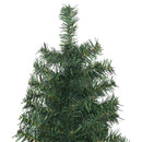 Kunstigt juletræ med stativ Grøn 270 cm PVC og Stål og Plastik