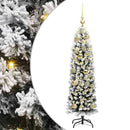 Kunstigt juletræ med stativ Grøn 120 cm PVC og Stål og Plastik