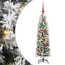 Kunstigt juletræ med stativ Grøn 120 cm PVC og Stål og Plastik