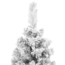 Kunstigt juletræ med stativ Grøn 240 cm PVC og Stål og Plastik