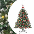 Kunstigt juletræ Grøn 120 cm PVC og plastik og stål