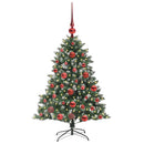 Kunstigt juletræ Grøn 120 cm PVC og plastik og stål