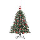 Kunstigt juletræ Grøn 120 cm PVC og plastik og stål