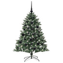 Kunstigt juletræ Grøn 120 cm PVC og plastik og stål