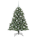 Kunstigt juletræ Grøn 120 cm PVC og plastik og stål