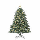 Kunstigt juletræ Grøn 120 cm PVC og plastik og stål