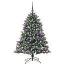 Kunstigt juletræ Grøn 120 cm PVC og plastik og stål