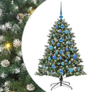 Kunstigt juletræ Grøn 120 cm PVC og plastik og stål