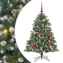 Kunstigt juletræ Grøn 120 cm PVC og plastik og stål