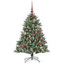 Kunstigt juletræ Grøn 120 cm PVC og plastik og stål