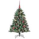 Kunstigt juletræ Grøn 120 cm PVC og plastik og stål