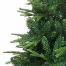 Kunstigt præ-dekoreret juletræ med kuglesæt Grøn 210 cm