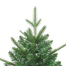 Kunstigt præ-dekoreret juletræ med kuglesæt Grøn 210 cm