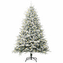 Kunstigt forudbelyst juletræ Grøn 180 cm PVC og PE