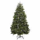 Kunstigt juletræ 300 cm 300 LED'er Varm hvid PVC og Stål Grøn
