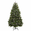 Kunstigt juletræ 300 cm 300 LED'er Varm hvid PVC og Stål Grøn