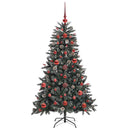 Kunstigt juletræ med stativ Grøn 120 cm PVC og plastik og stål