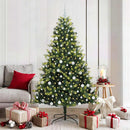 Kunstig Hengende Juletræ 300 LEDs Grøn 180 cm PVC og PE