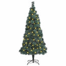 Kunstigt forudbelyst juletræ Grøn 180 cm PET