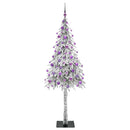Juletræ med 300 LED'er med stativ Hvid 180 cm PE og Stål