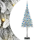 Juletræ med 300 LED'er med stativ Hvid 180 cm PE og Stål
