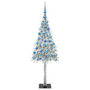 Juletræ med 300 LED'er med stativ Hvid 180 cm PE og Stål