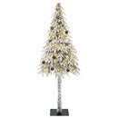 Juletræ med 300 LED'er med stativ Hvid 210 cm PE og Stål