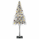 Juletræ med 300 LED'er med stativ Hvid 210 cm PE og Stål