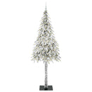 Juletræ med 300 LED'er med stativ Hvid 210 cm PE og Stål
