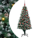 Kunstigt juletræ med stativ Grøn 150 cm PVC og Stål og Plastik