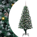 Kunstigt juletræ med stativ Grøn 150 cm PVC og Stål og Plastik