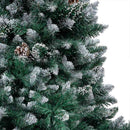 Kunstigt juletræ med stativ Grøn 150 cm PVC og Stål og Plastik