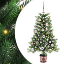 Juletræ med 150 LED'er med stativ Grøn 90 cm PE