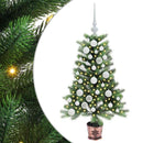 Juletræ med 150 LED'er med stativ Grøn 90 cm PE