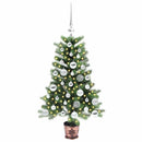 Juletræ med 150 LED'er med stativ Grøn 90 cm PE